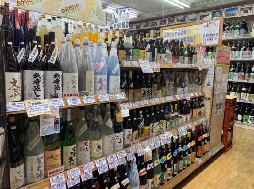 米焼酎・麦焼酎・黒糖焼酎・泡盛